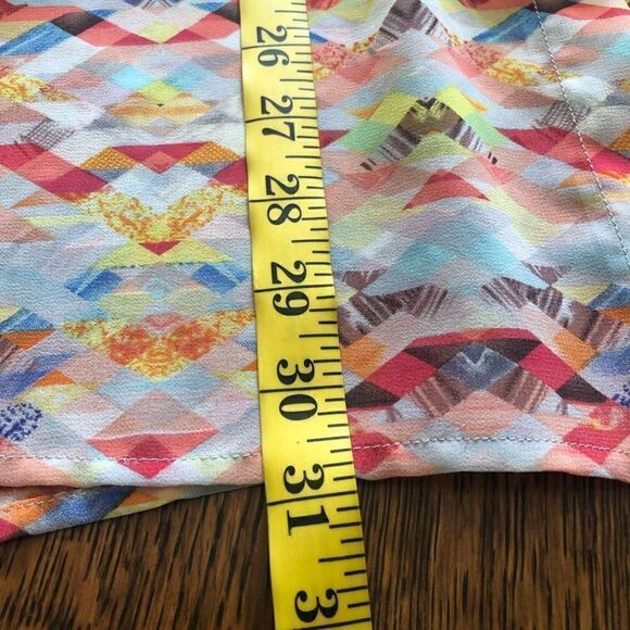 CAbi Avery Pastel Aztec Print Semi Sheer Tunic - Picture 13 of 13